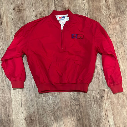 80's Swingster Quarter Zip Jacket - L 24.5” x 26.5”