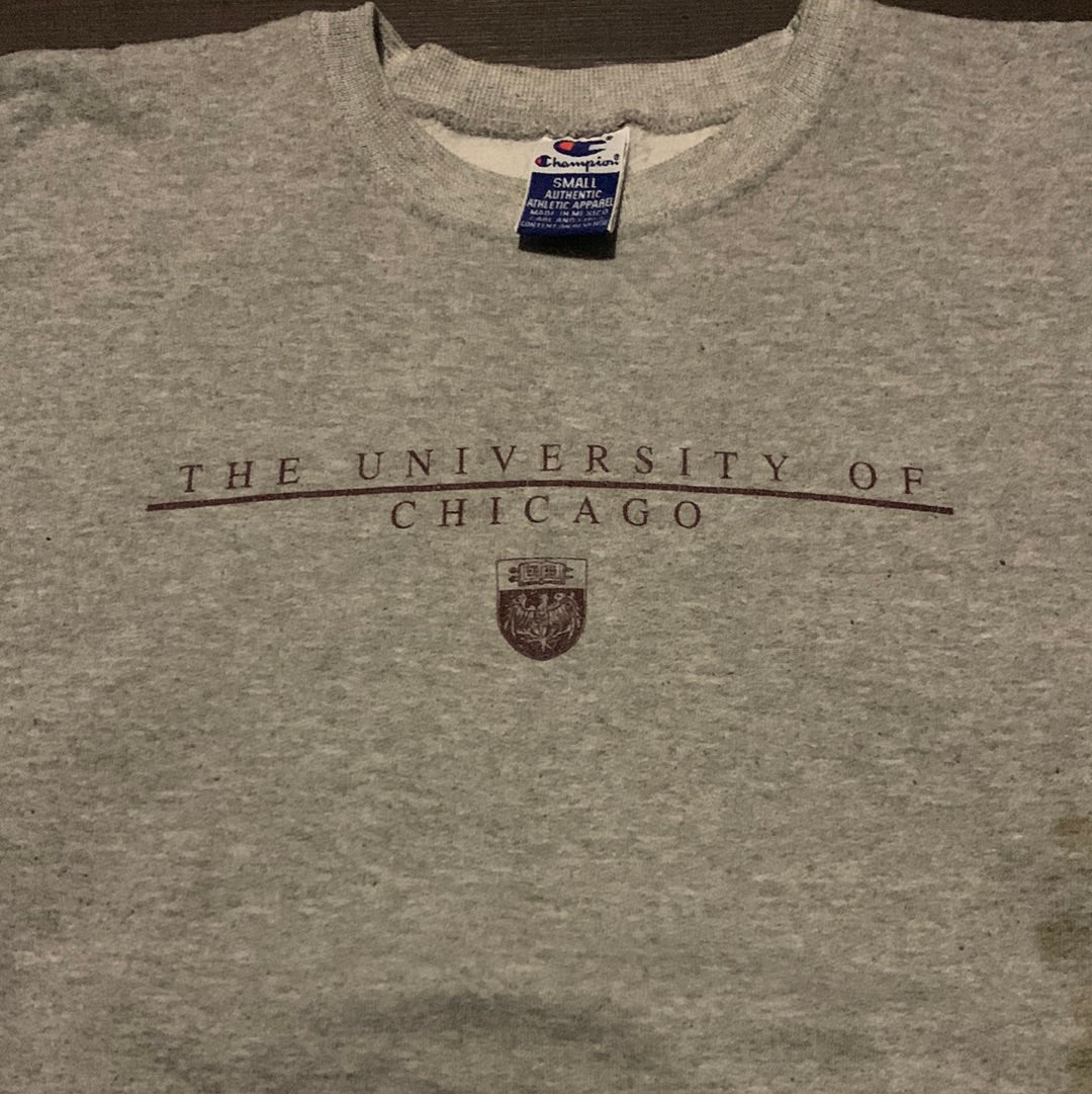 Late 90's Champion University Chicago Crewneck - 19” x 22.5”