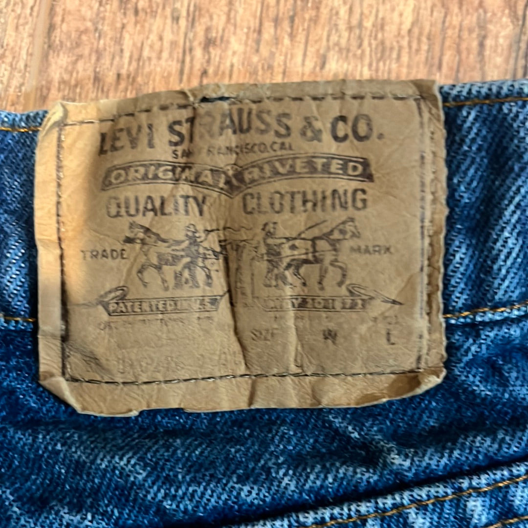 70's Levi Orange Tab Denim - 22” x 19.5”