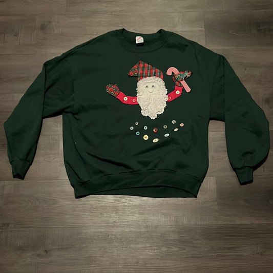 90's Santa Crewneck - XLarge - 25” x 26”