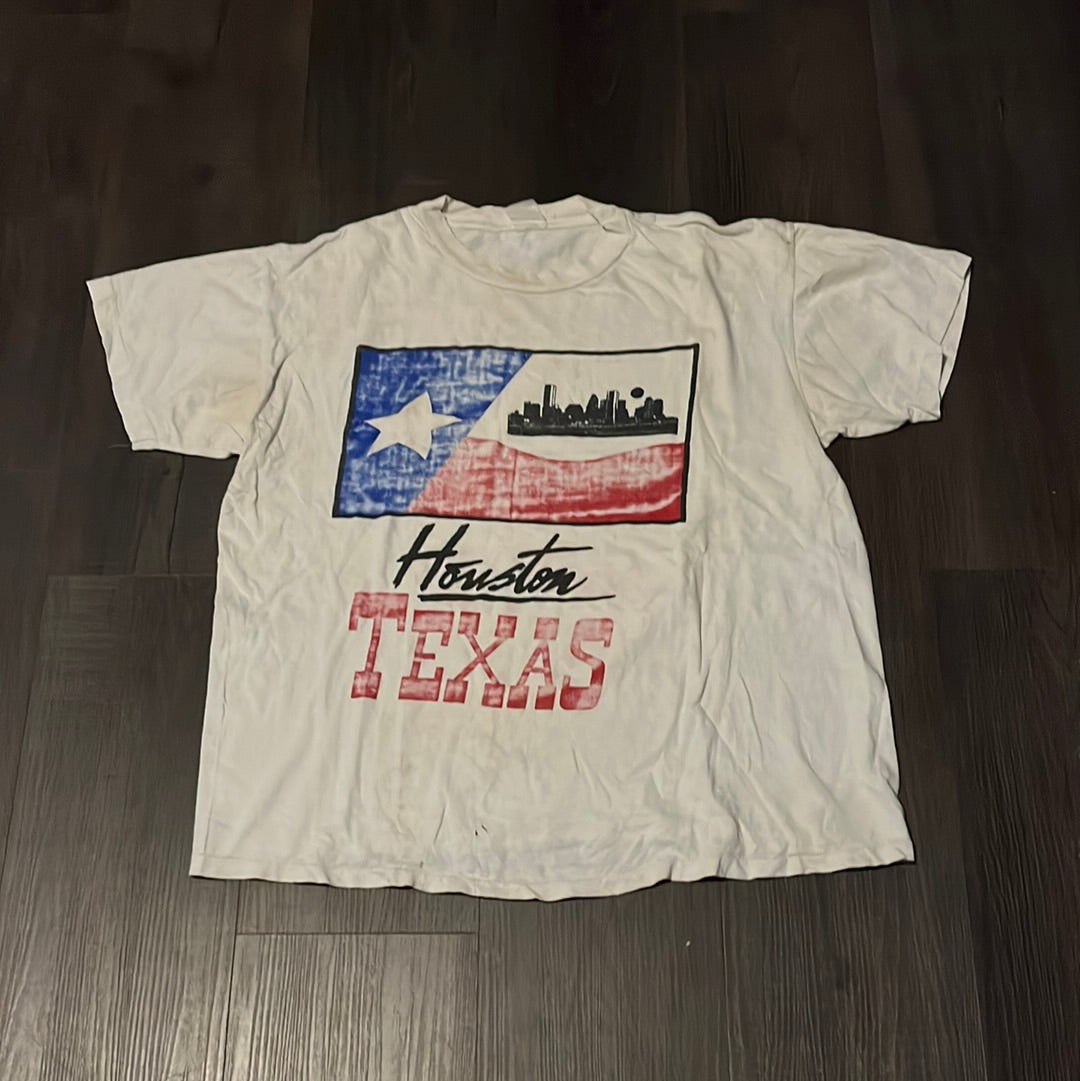 80's Houston Texas Tshirt - 22” x 25”