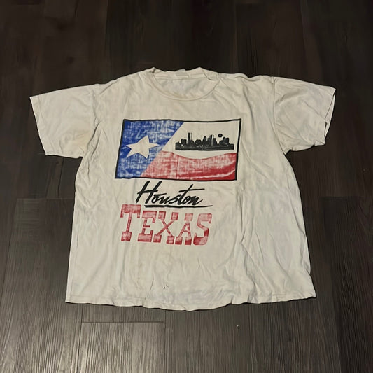 Camiseta Houston Texas de los años 80 - 22" x 25"