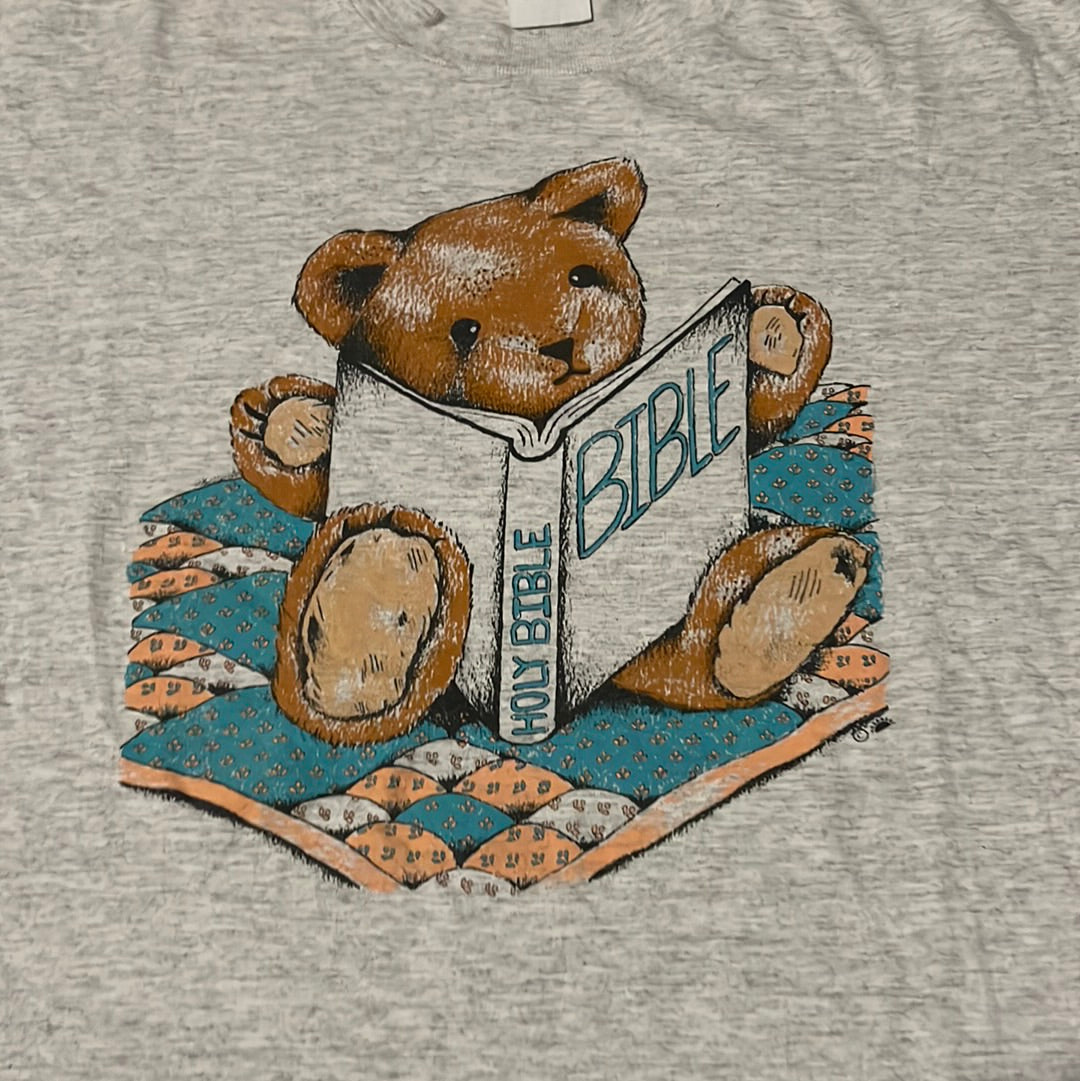 90's Bible Bear Tshirt - 23” x 27”