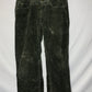 Levi 565 Wide Leg White Tab Green Corduroy Pants - 32” x 26”
