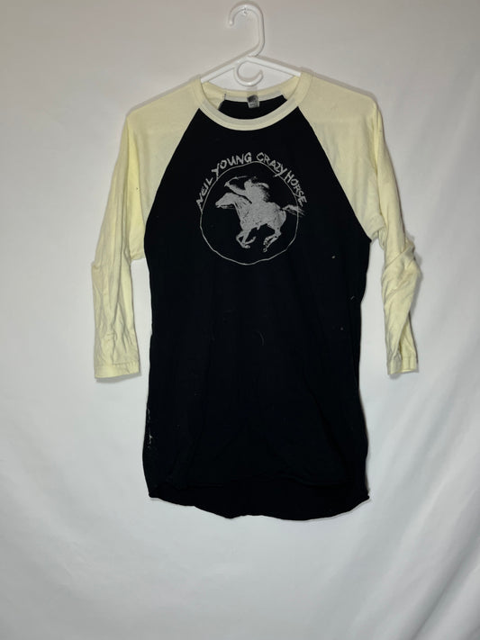 Camiseta Neil Young Crazy Horse Tour - XS - 17.5" x 27.5"