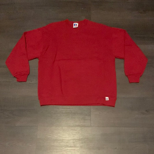 00's Russell Blank Crewneck - Small - 19” x 22”