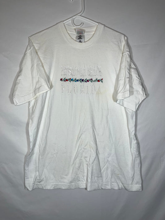 90's Pensacola Florida Tshirt - Medium - 21.5” x 28”