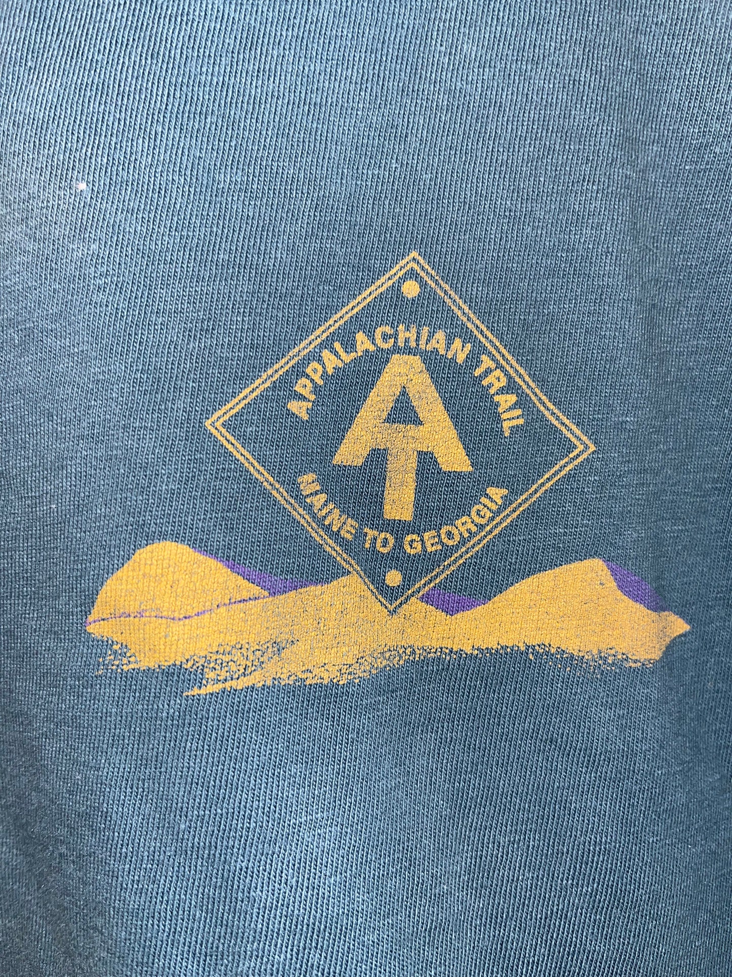 90 年代 Hanes Beefy Appalachian Trail T 恤 - XLarge - 25.5” x 27”