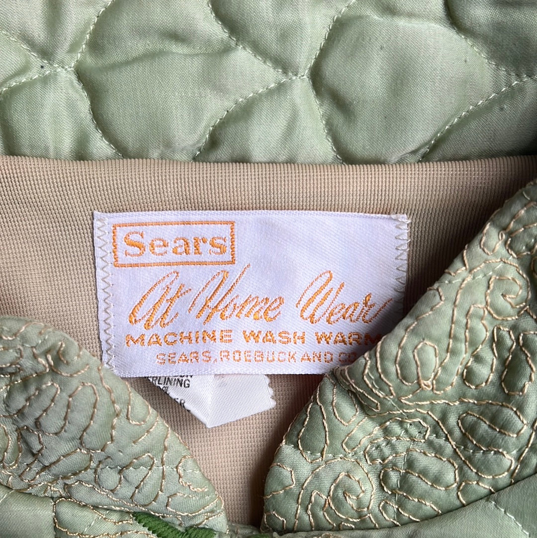 70's Sears Puffer Long Coat - Medium - 20" x 40"