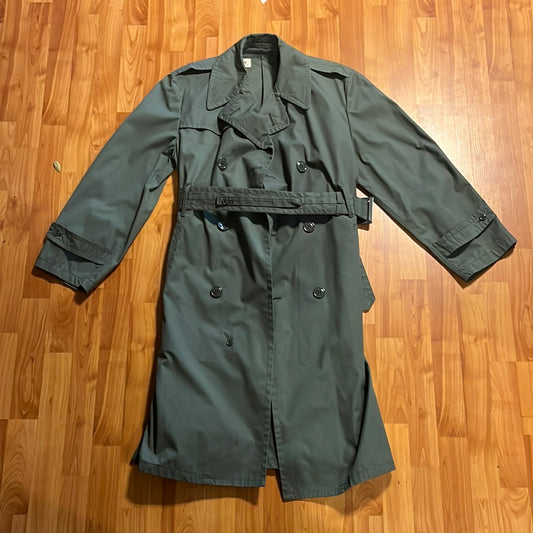 70's Army Trench Coat - Small - 18” x 43”