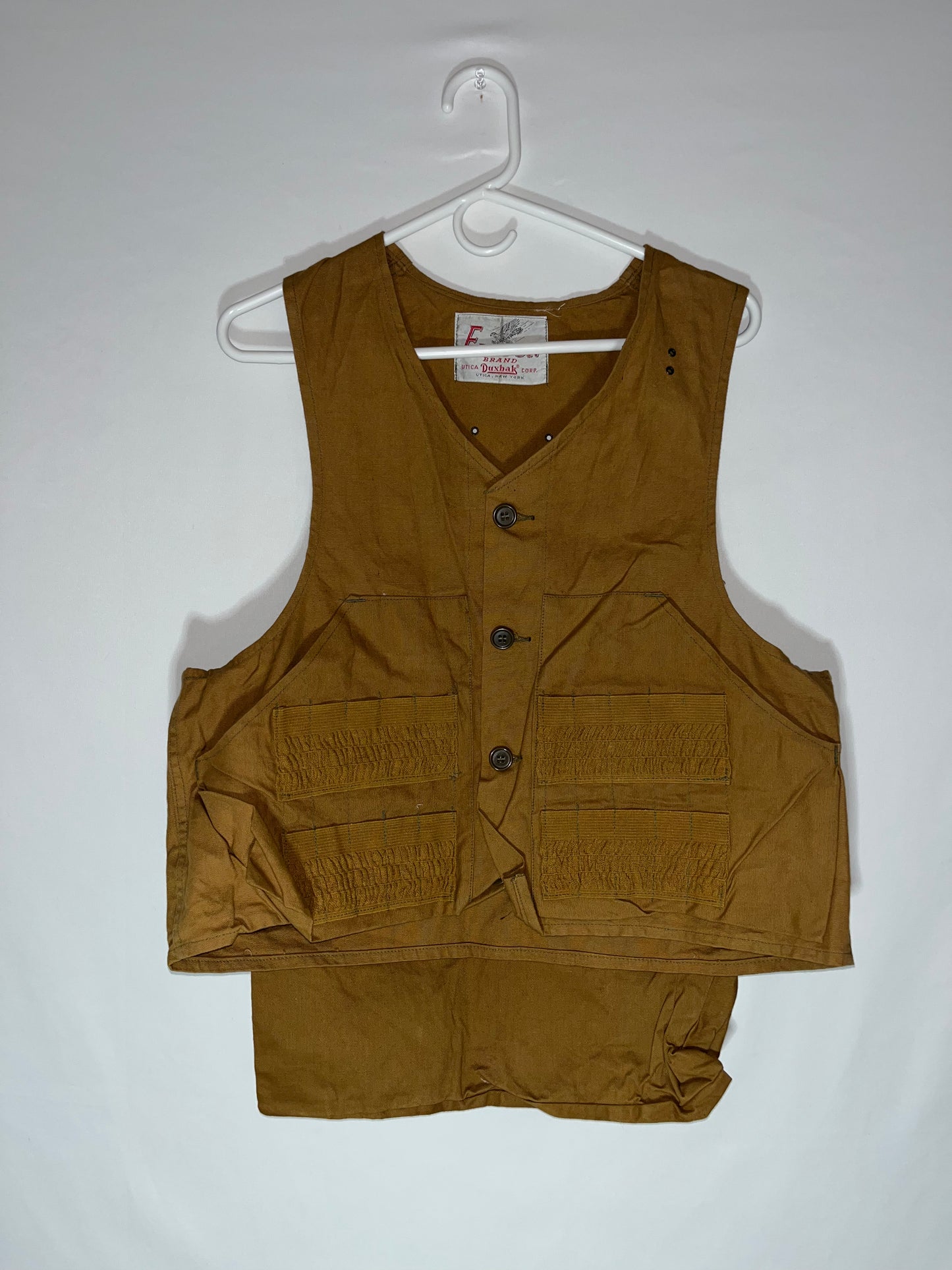 50/60's Hunting Vest - Medium - 20.5” x 20.5”