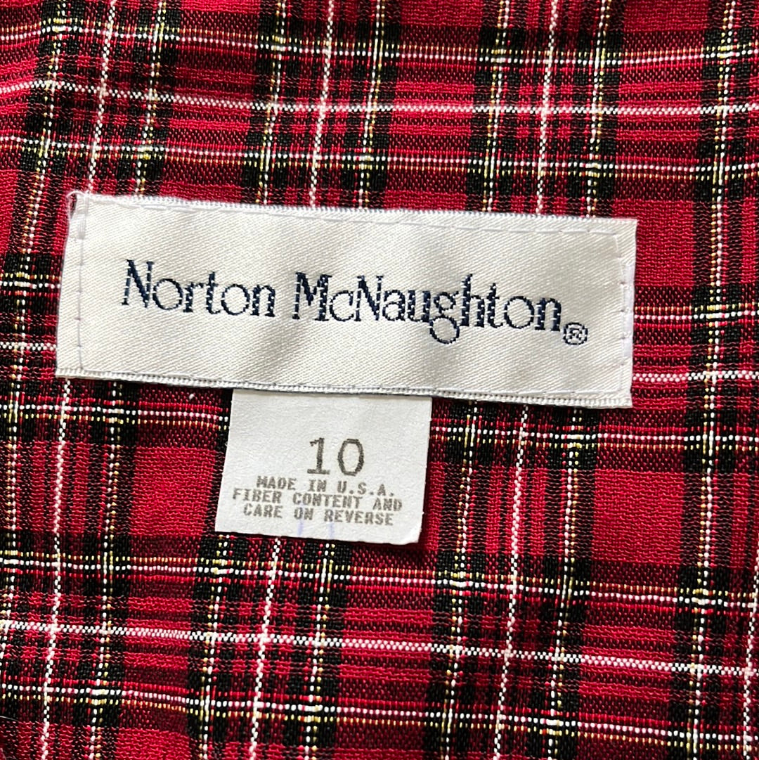 80's Norton McNaughton Vest - Small - 18” x 20.5”