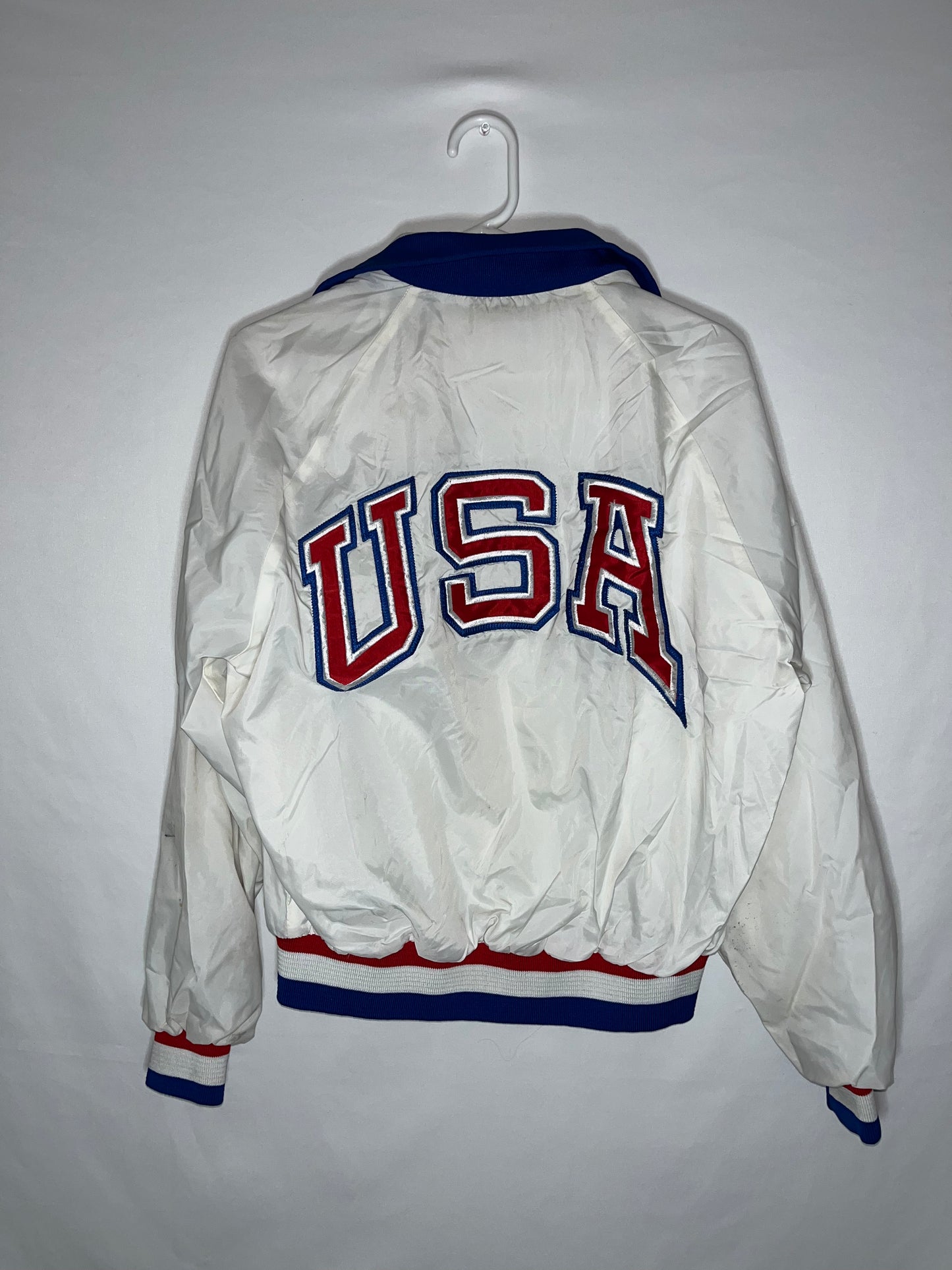 80's Dunbrooke USA Olympic Jacket - Medium - 20.5” x 23.5”