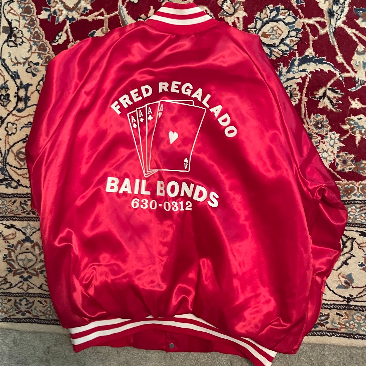 80s Fred Regalado Jacket - XLarge - 25" x 28"