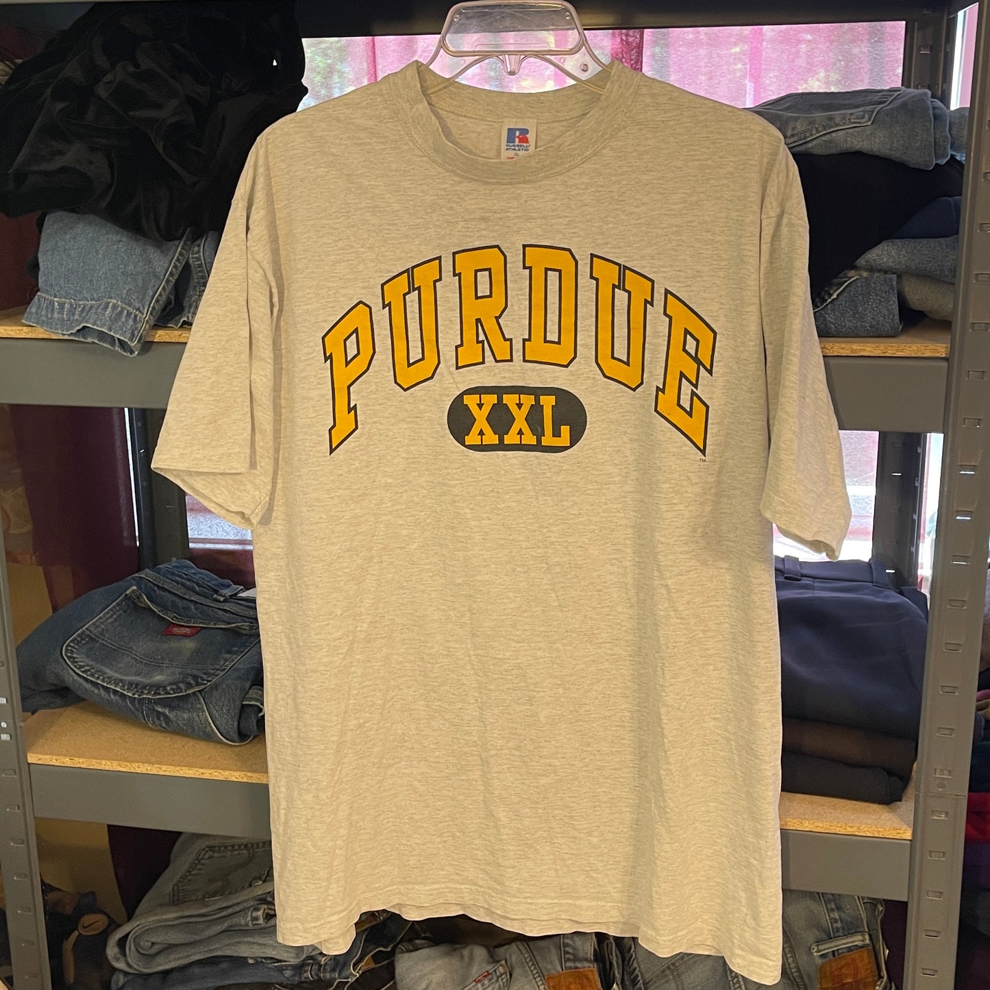 80's Russell Purdue T-shirt - 22" x 29"