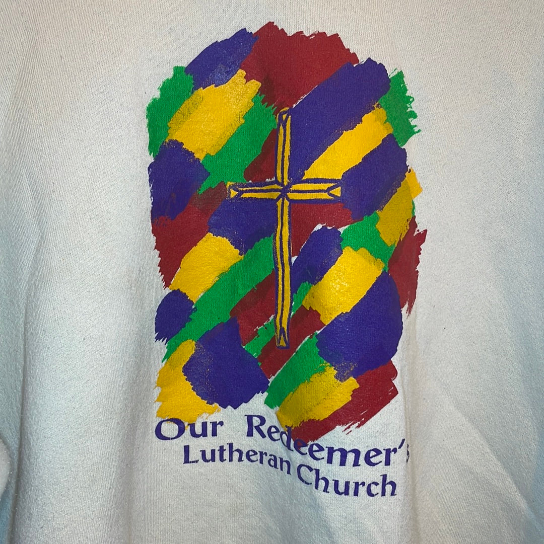 90's Lee Church Crewneck - Large - 23” x 25”