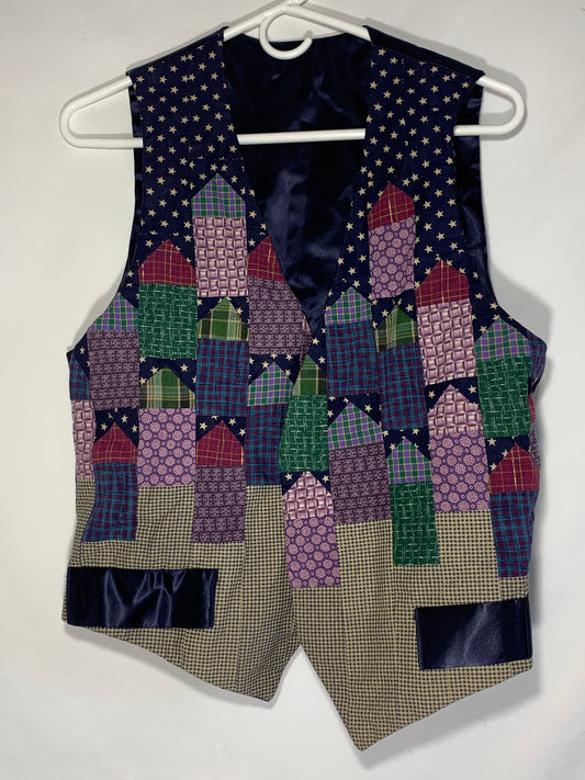 Patchwork Vest - Small - 18.5” x 20”