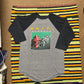 80's Rush World Tour Raglan Tshirt - 19" x 27"