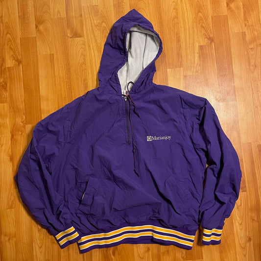 Made in usa marianjoy zip up windbreaker fits L