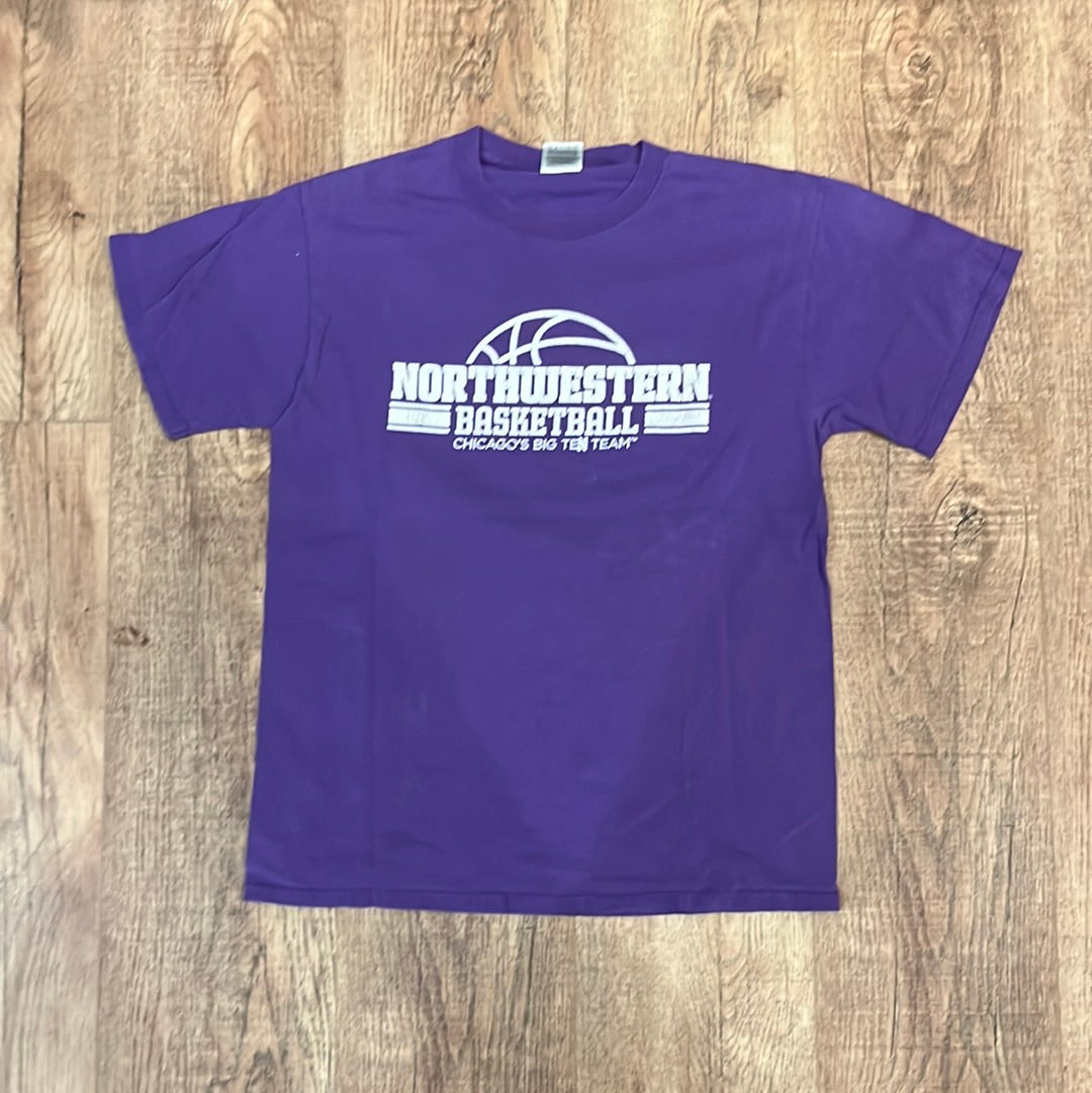 Northwestern Basketball Tshirt - Small - 18” x 25”