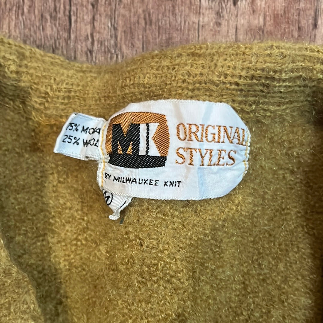 60's Mohair Cardigan - 16.5 x 16”