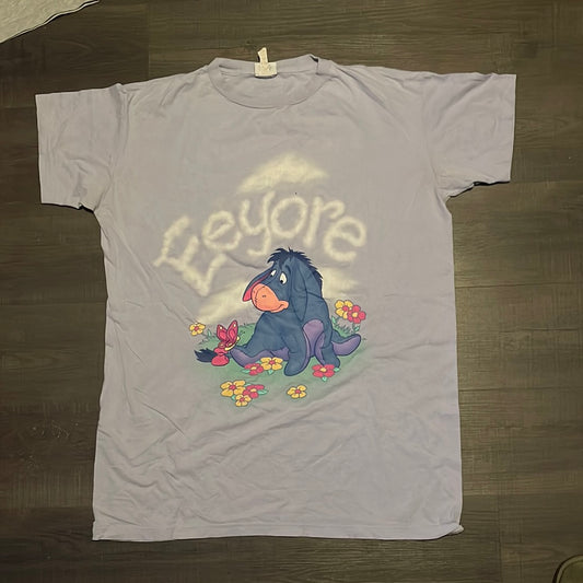 Disney Pooh Eeyore Tshirt - XLarge - 25" x 32"