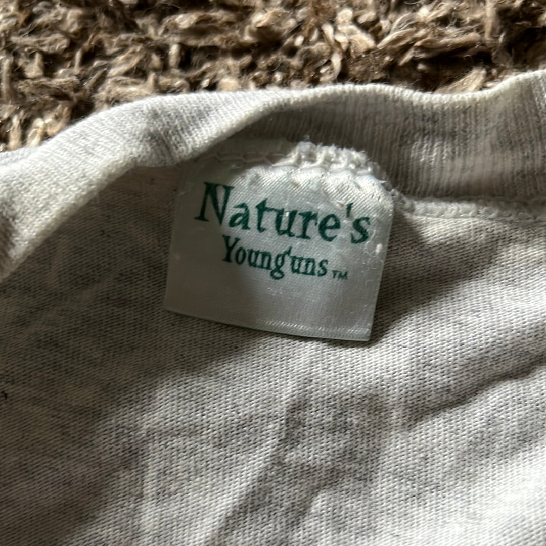 90's Nature's Younguns Baby Kangaroo Tshirt - Medium - 21.5” x 33.5”