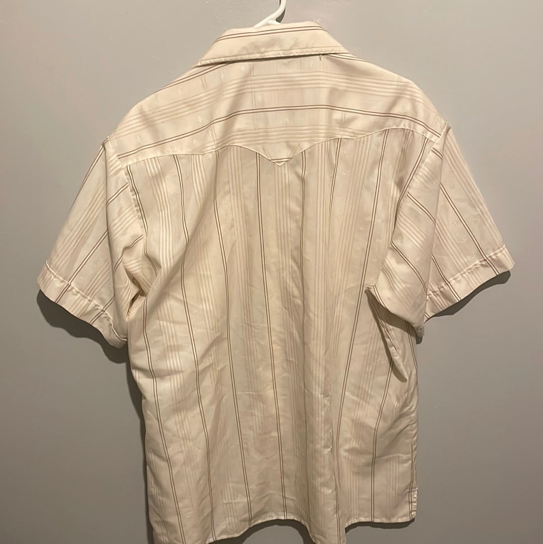 80's Panhandle Slim Pearl Snap Shirt - XLarge - 24” x 32”