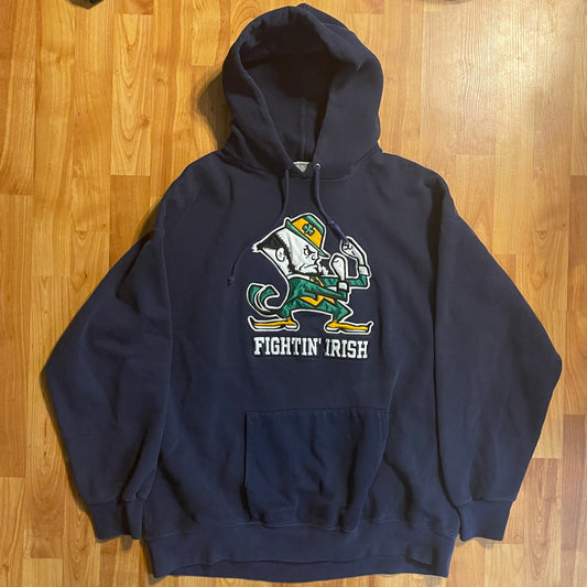 90s Nutmeg Notre Dame Fightin' Irish Hoodie -24' x 28.5"