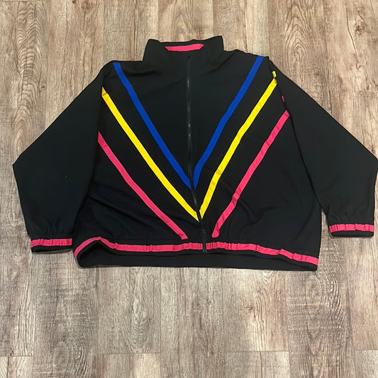 80's Silver Threads Jacket - XL 25” x 31”