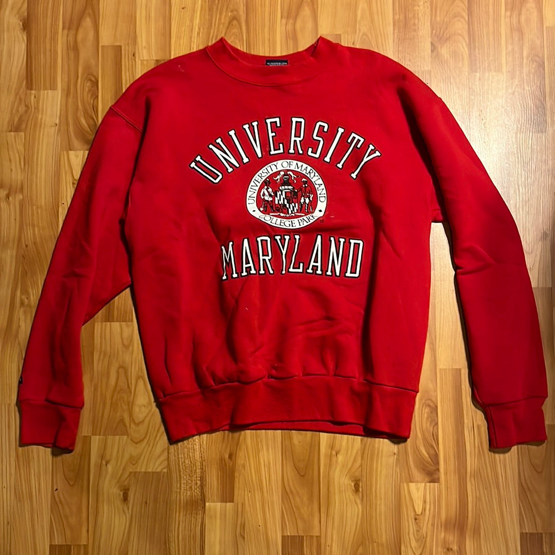 90's University of Maryland Crewneck - 21.5” x 26”