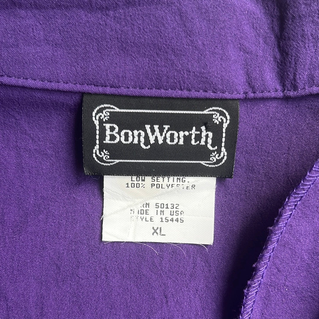 80's NWT BonWorth Polo Tshirt - Large - 23" x 25.5"