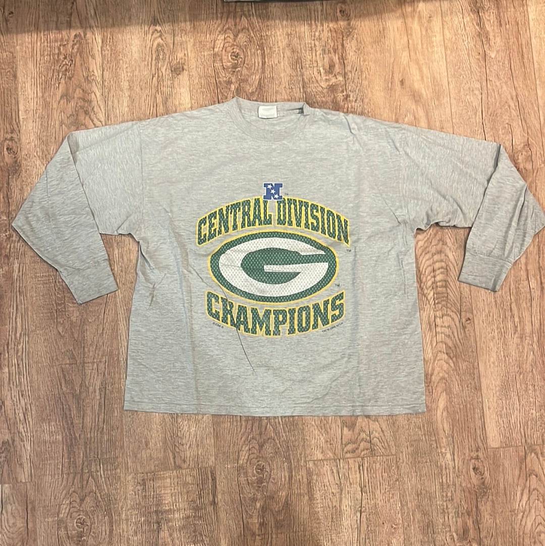 Packers Division Champions Longsleeve Tshirt- XLarge - 24” x 27.5”