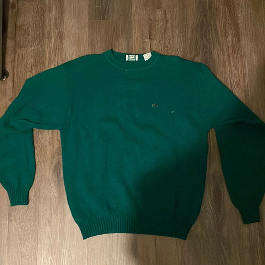 80's Izod Lacoste Wool Sweater - 23” x 25”