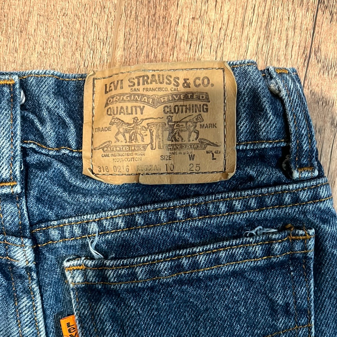 70's Levi Orange Tab Denim - 23” x 22.5”