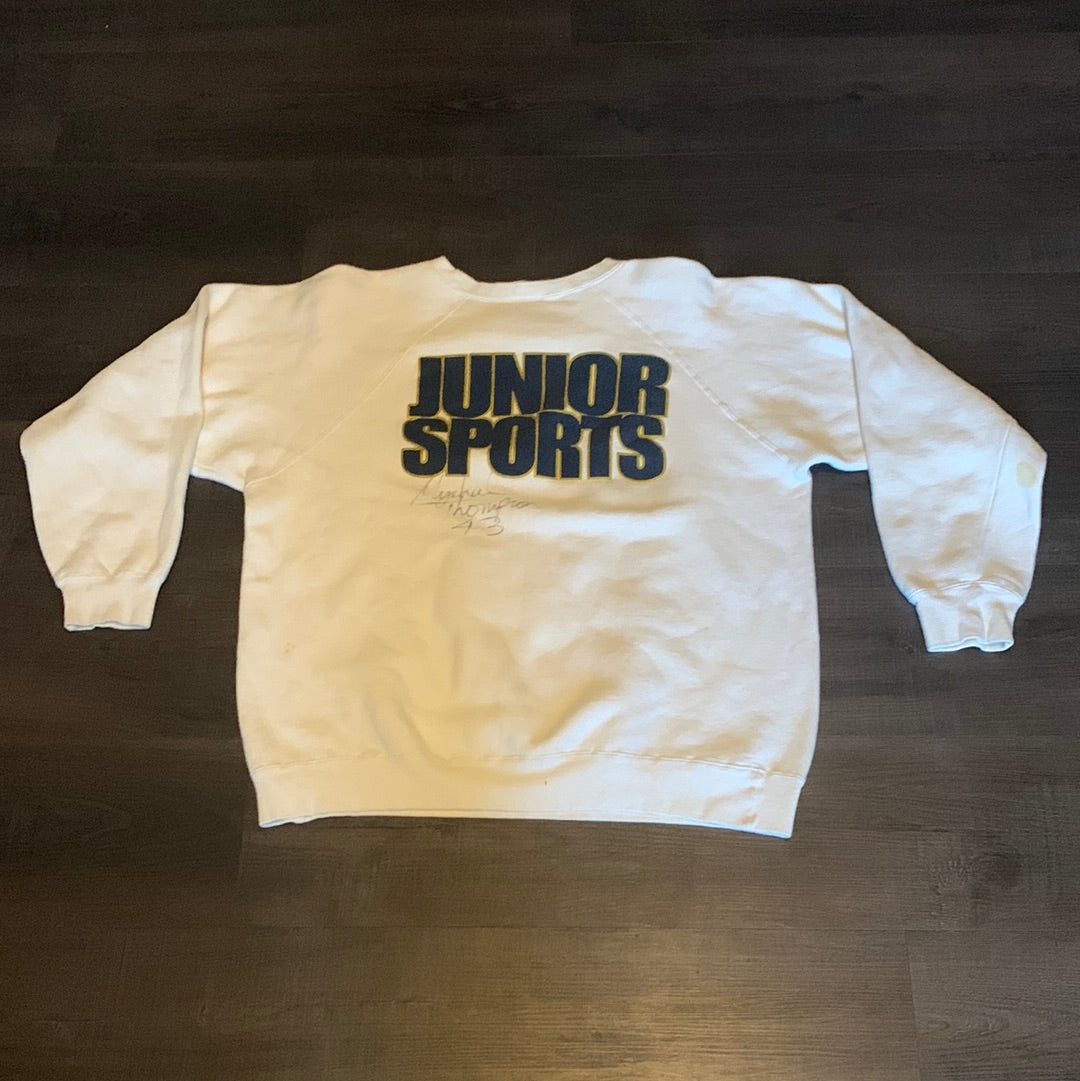 Junior Sports Mychal Thompson Signed Crewneck - 23" x 23.5"