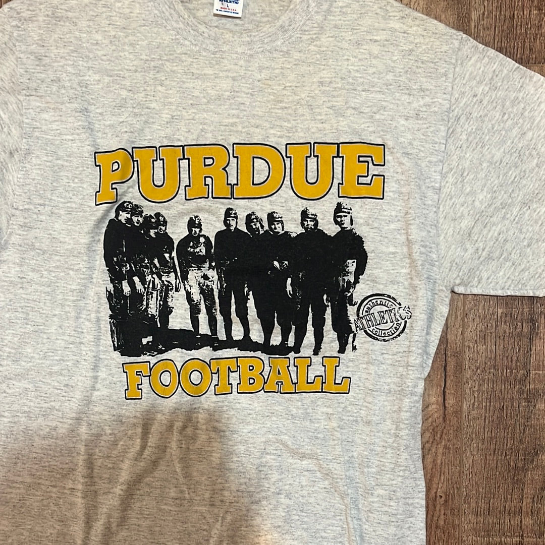 80's Russell Purdue Football Tshirt - Small - 19” x 31”