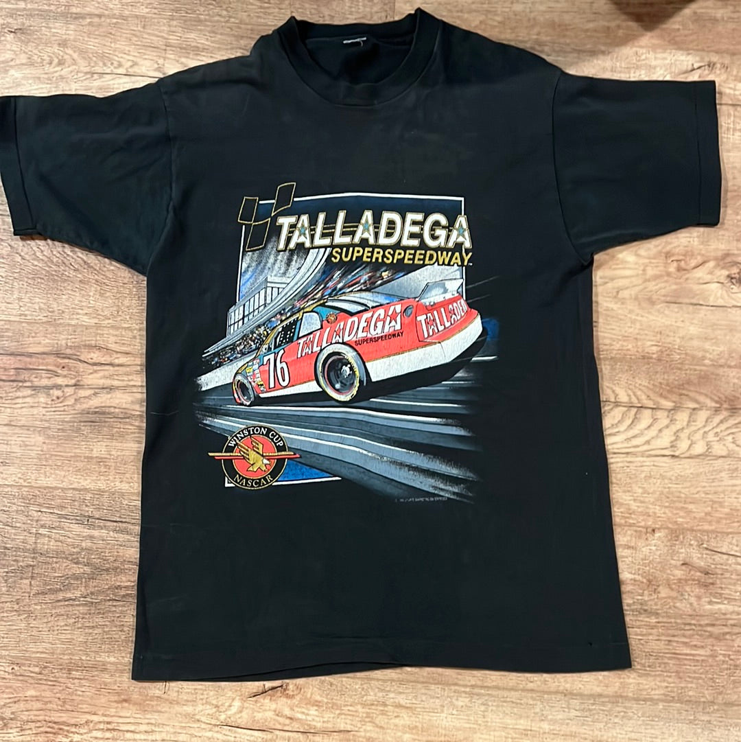 90's Talladega Speedway Tshirt - M 20.5 x 28.5