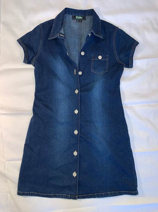 Jolt Jean Dress - 16.5” x 32”