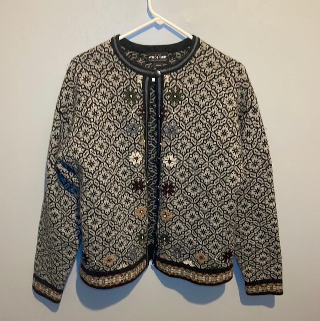 Woolrich Cardigan - Medium - 21” x 23”