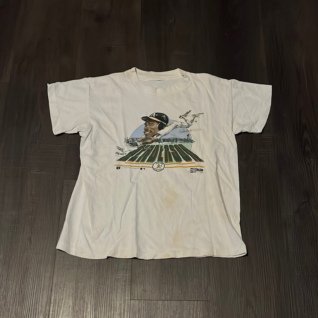 90's Rickey Henderson Tshirt - 17” x 21”