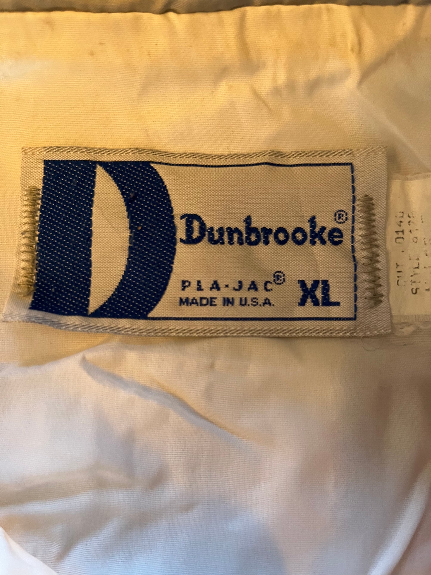 80's Dunbrooke Sealed Power Windbreaker Zip Up - XLarge - 24” x 26”