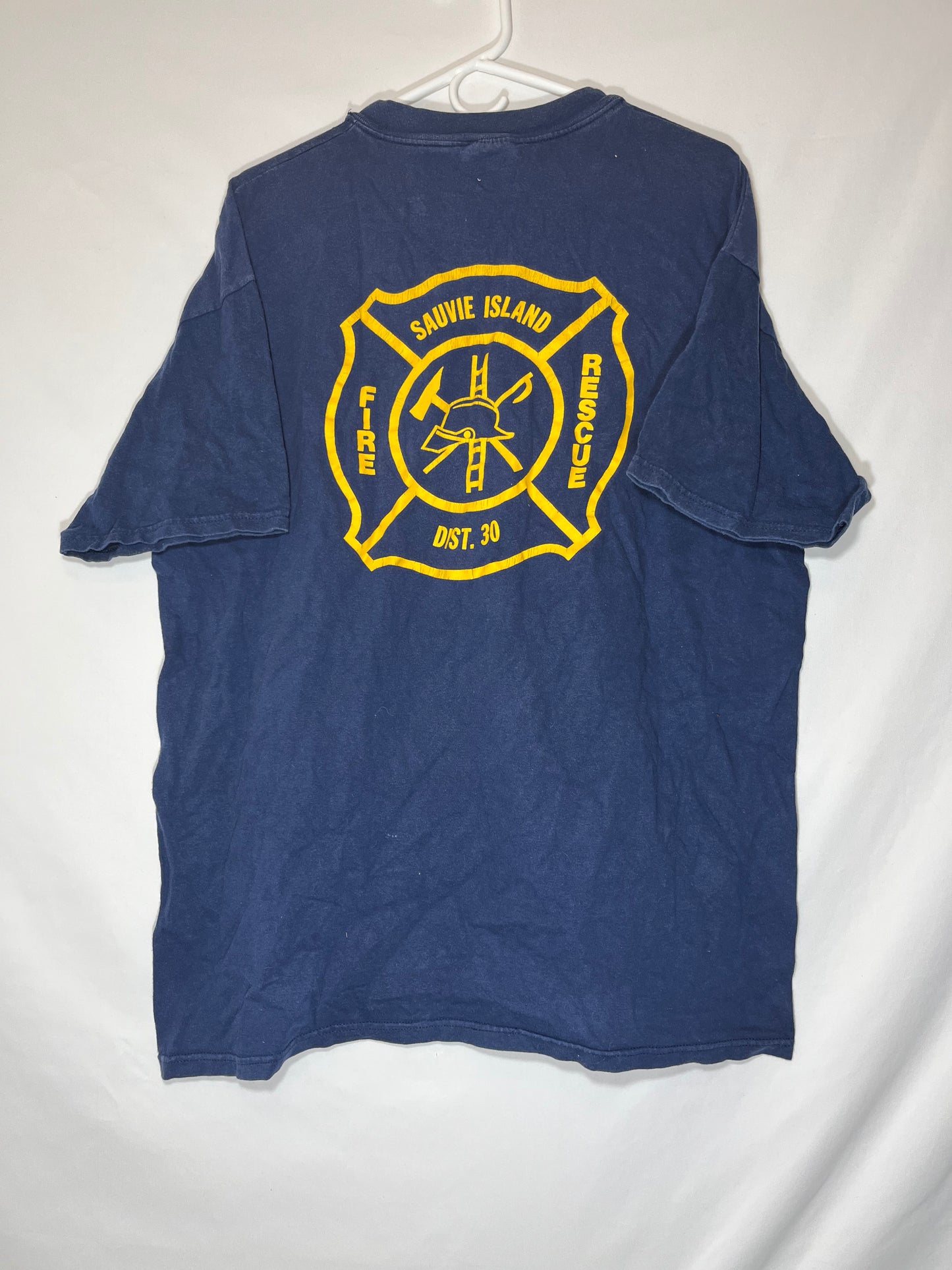 Hanes Beefy FD First Responder Tshirt - Large - 23” x 30”