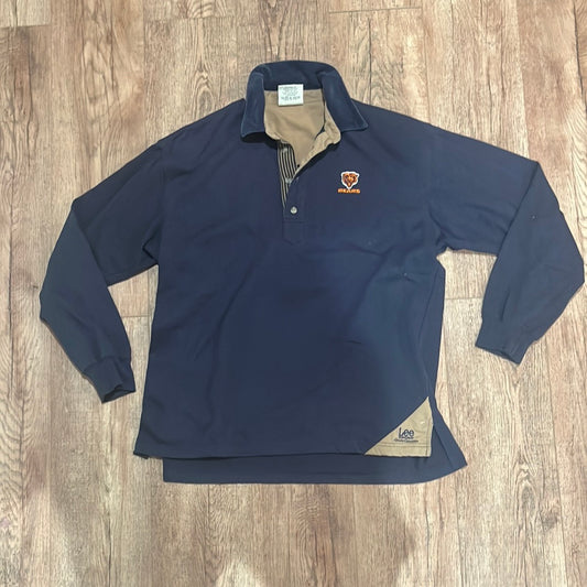 Lee Sport Bears 长袖 Polo 衫 - 23 英寸 x 33 英寸