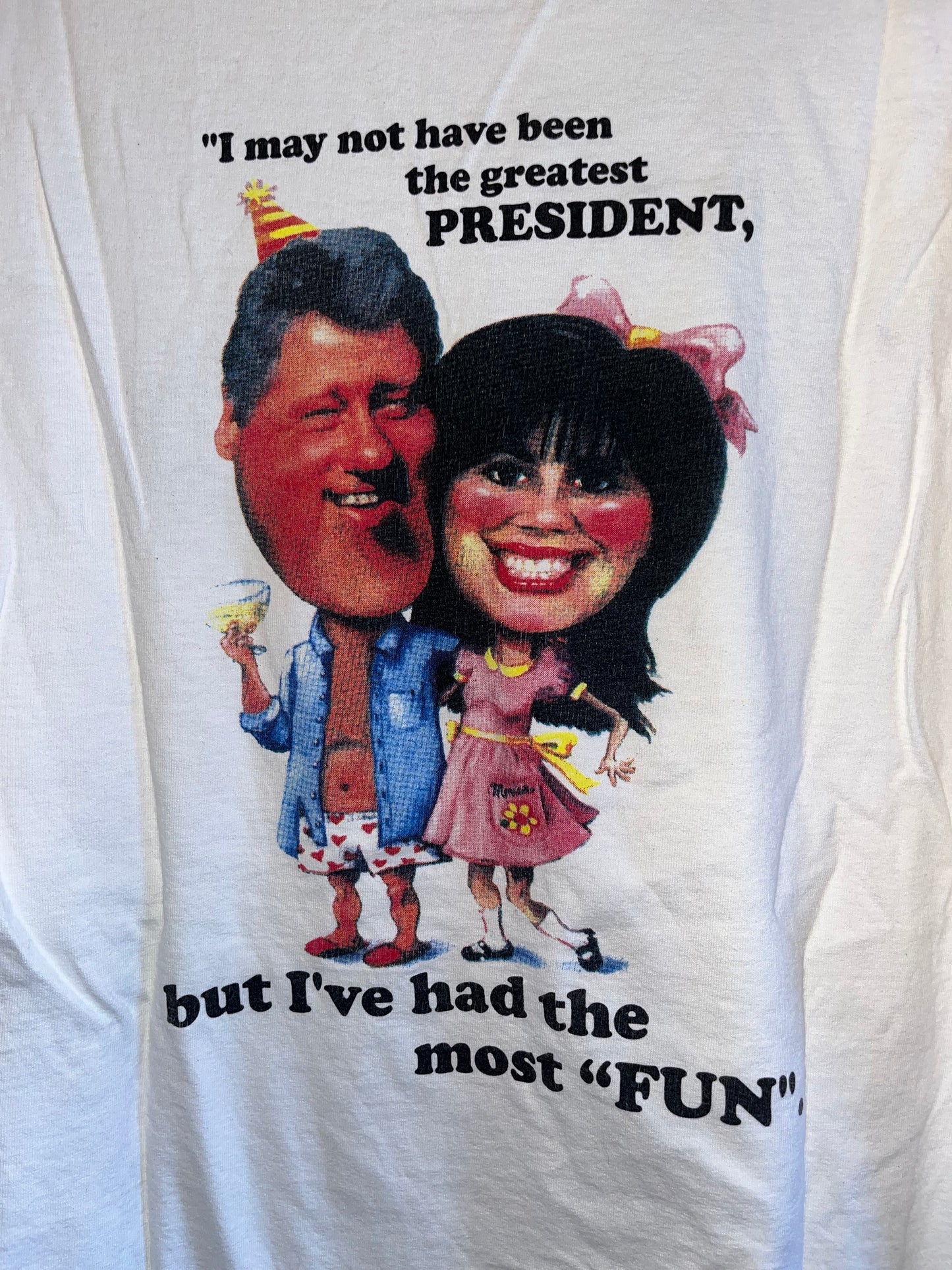 Clinton Lewinsky Tshirt - Medium - 21” x 28”