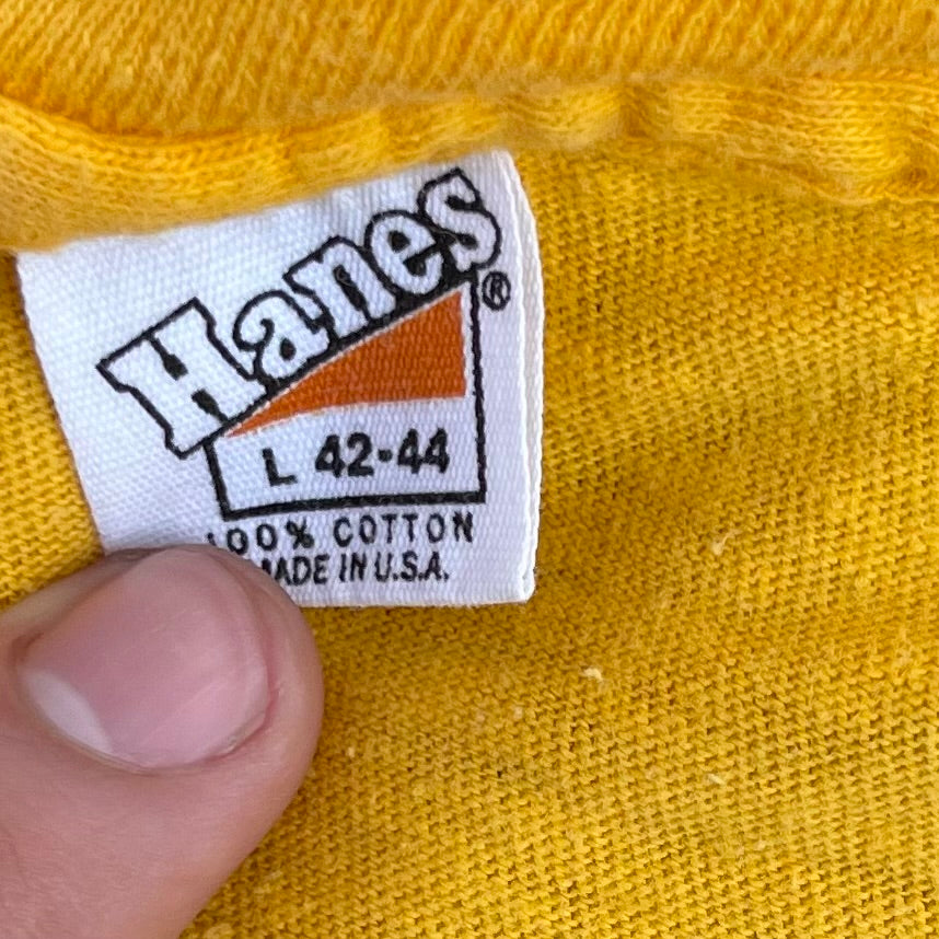 1970 年代 Hanes Iowa T 恤 - M