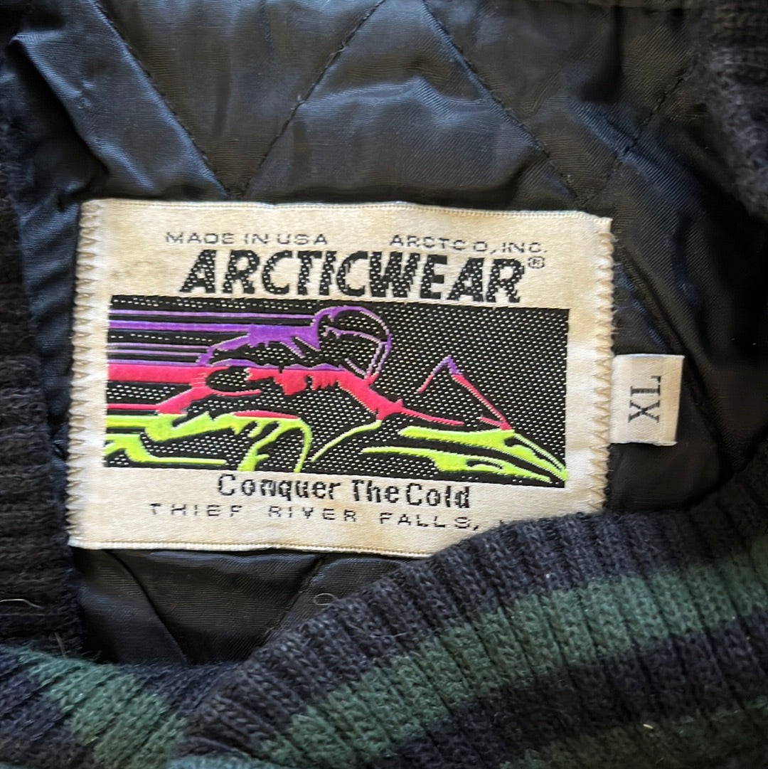 80's Arctco Arcticwear Arctic Cat Bounger Hunter Jacket - XLarge - 24” x 29.5”