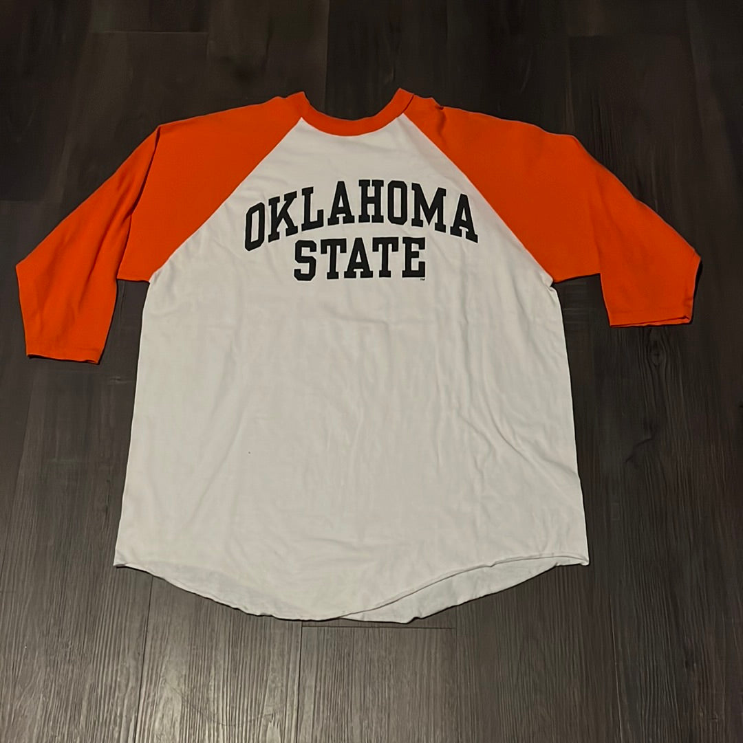 Oklahoma State Raglan - Medium - 21” x 29.5”