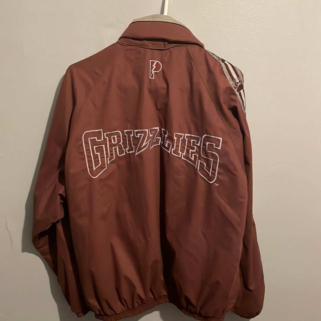 90 年代 Pro Layer Montana U Grizzlies 夹克 - 25 英寸 x 28 英寸