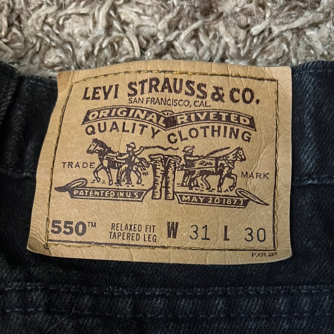 90 年代橙色标签 Levi 550 - 30” x 28”